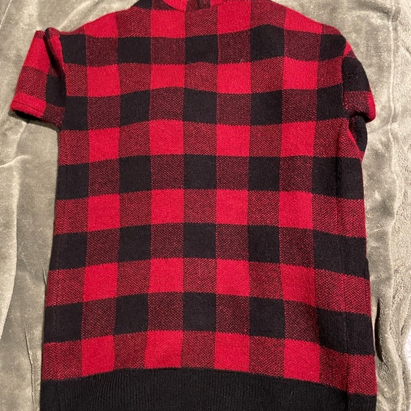 Aspen Red Flannel Sweater - Picture 3 of 3